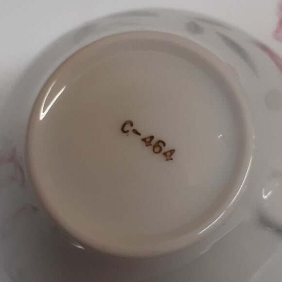 8 pc. vintage snack set Regina Rose by Royal Cameo crafted in Japan - Picture 6 of 9